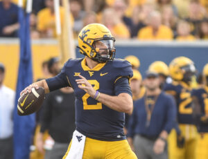 WVU FOOTBALL NOTEBOOK: Quarterback Jarret Doege walks through 3rd down miss vs. Texas Tech